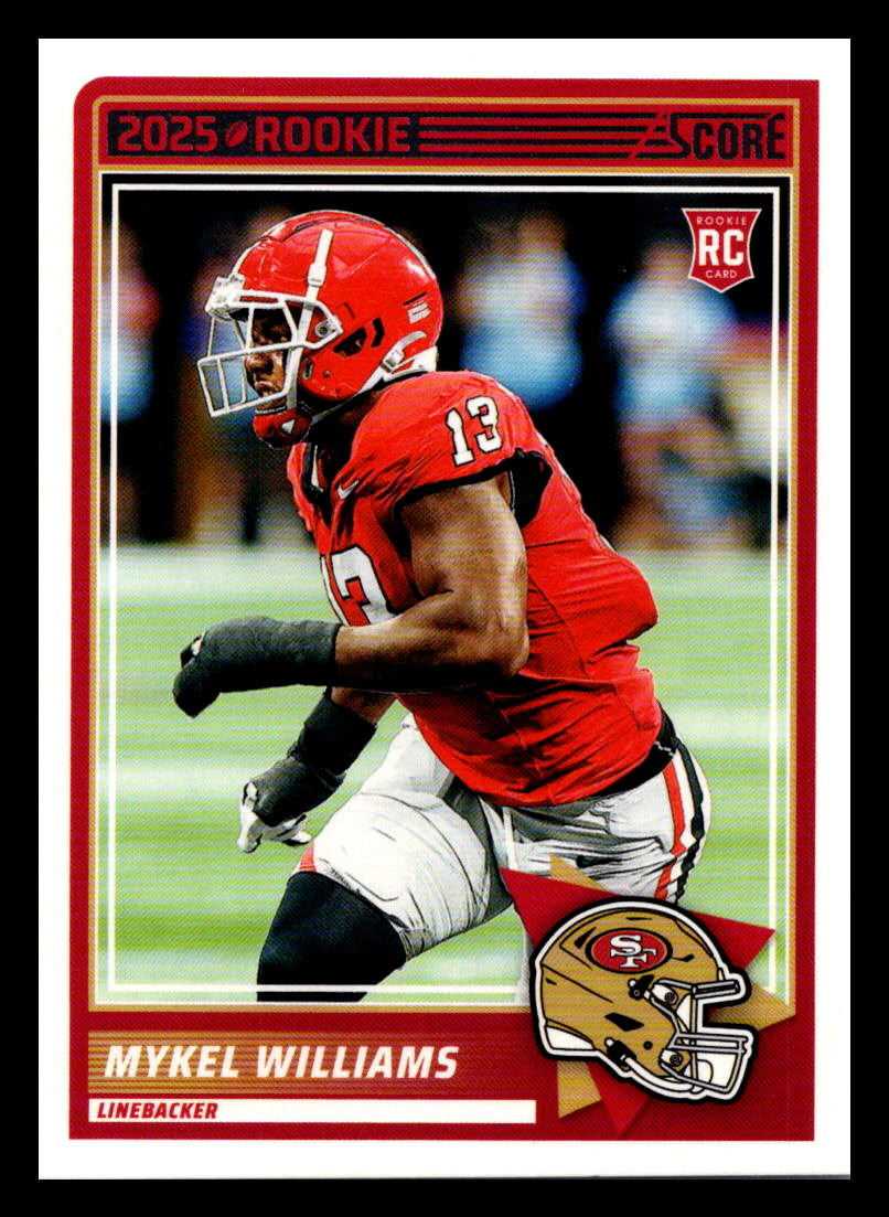 2025 Score #28 Mykel Williams San Francisco 49ers