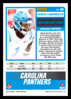 2025 Score #86 Princely Umanmielen Carolina Panthers