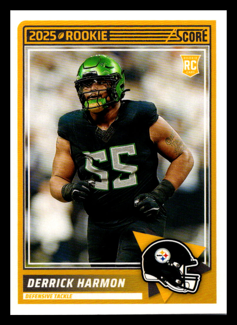 2025 Score #81 Derrick Harmon Pittsburgh Steelers
