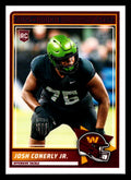2025 Score #100 Josh Conerly Jr. Washington Commanders