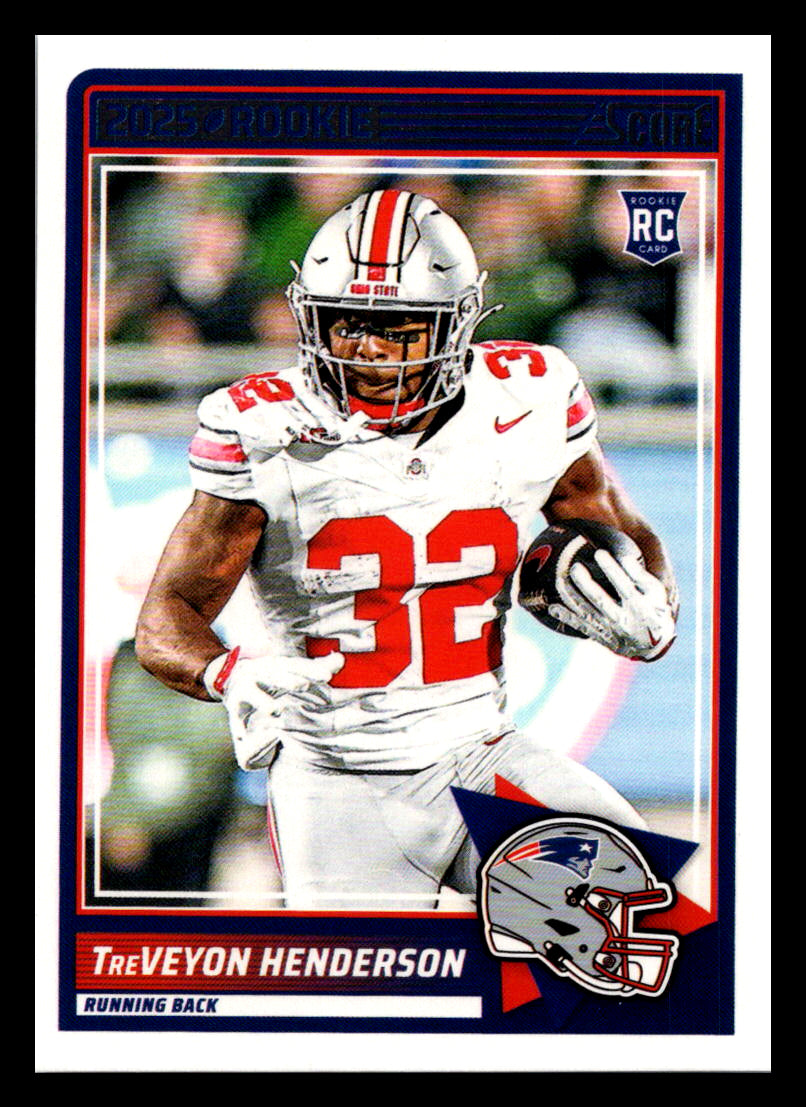 2025 Score #59 TreVeyon Henderson New England Patriots