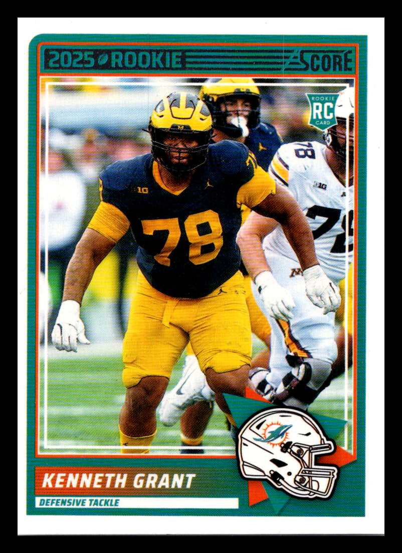 2025 Score #33 Kenneth Grant Miami Dolphins