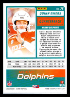 2025 Score #75 Quinn Ewers Miami Dolphins