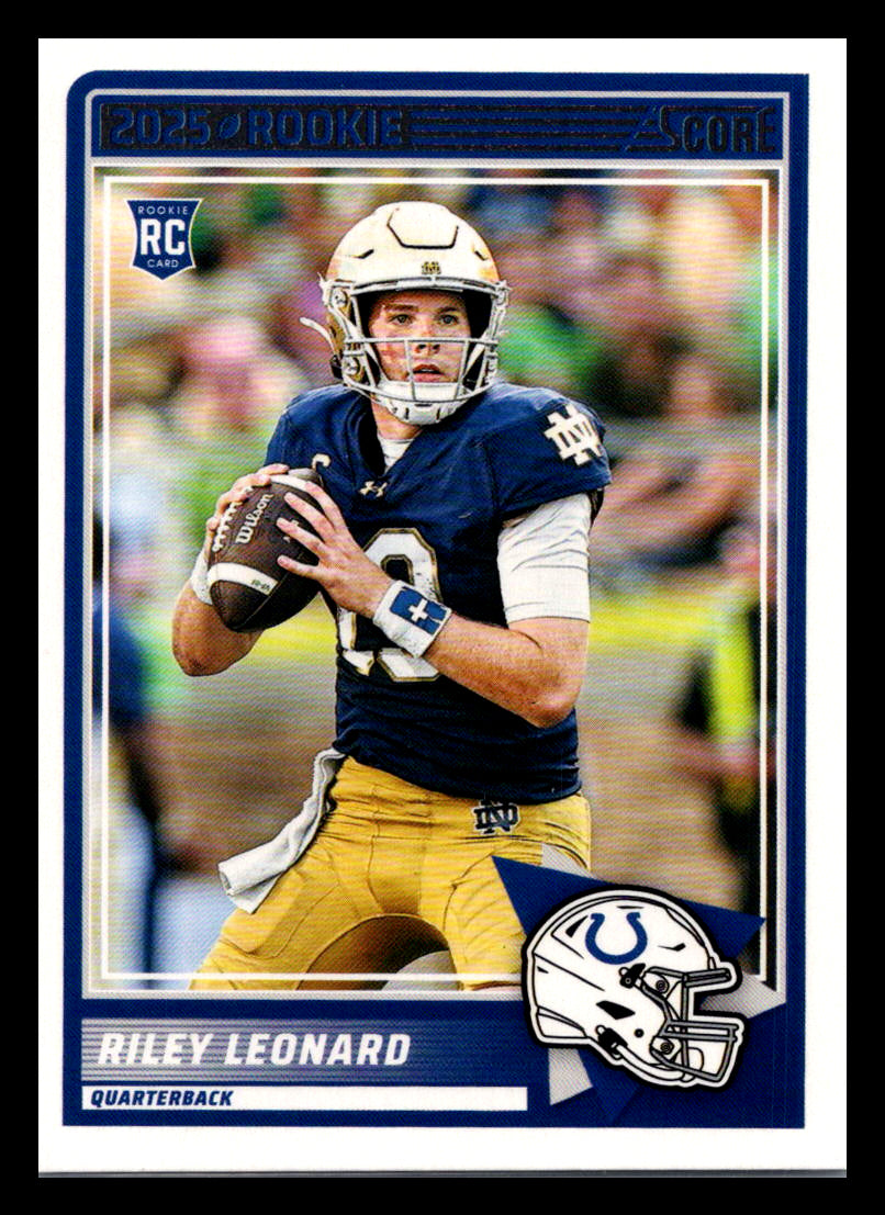 2025 Score #9 Riley Leonard Indianapolis Colts