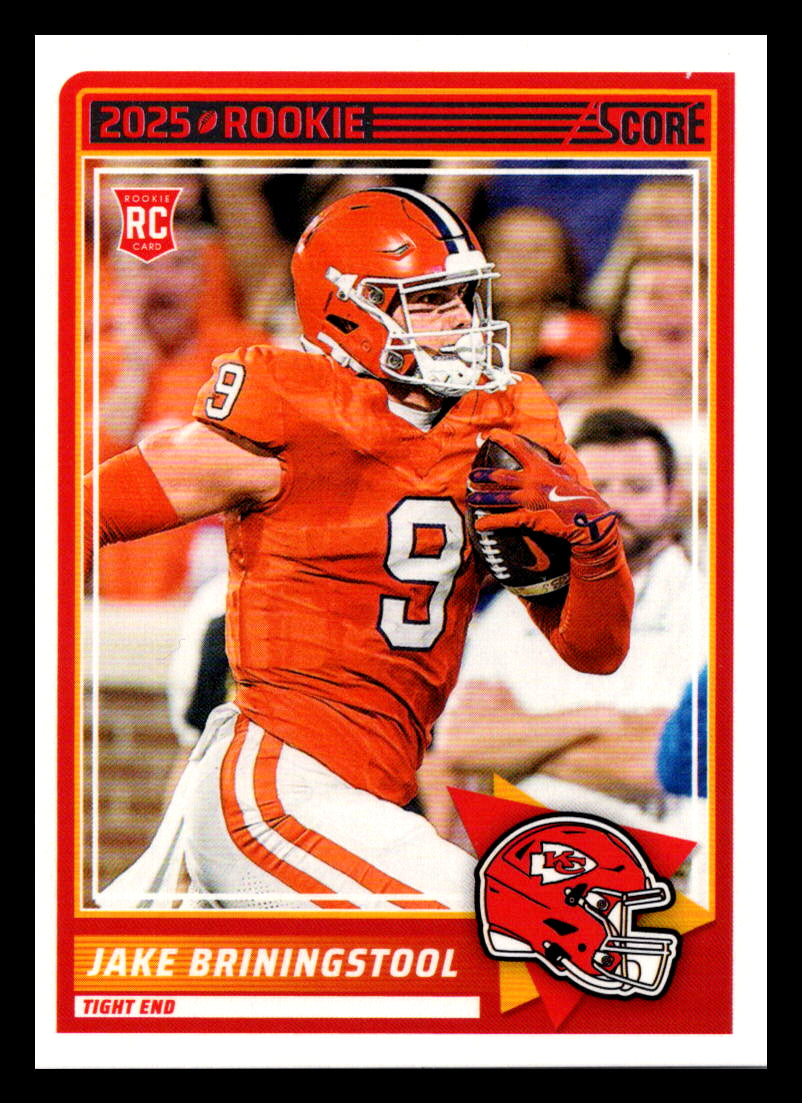 2025 Score #74 Jake Briningstool Kansas City Chiefs