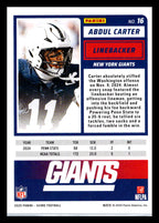 2025 Score #16 Abdul Carter New York Giants
