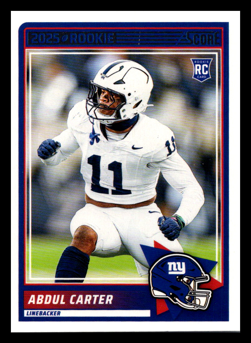 2025 Score #16 Abdul Carter New York Giants