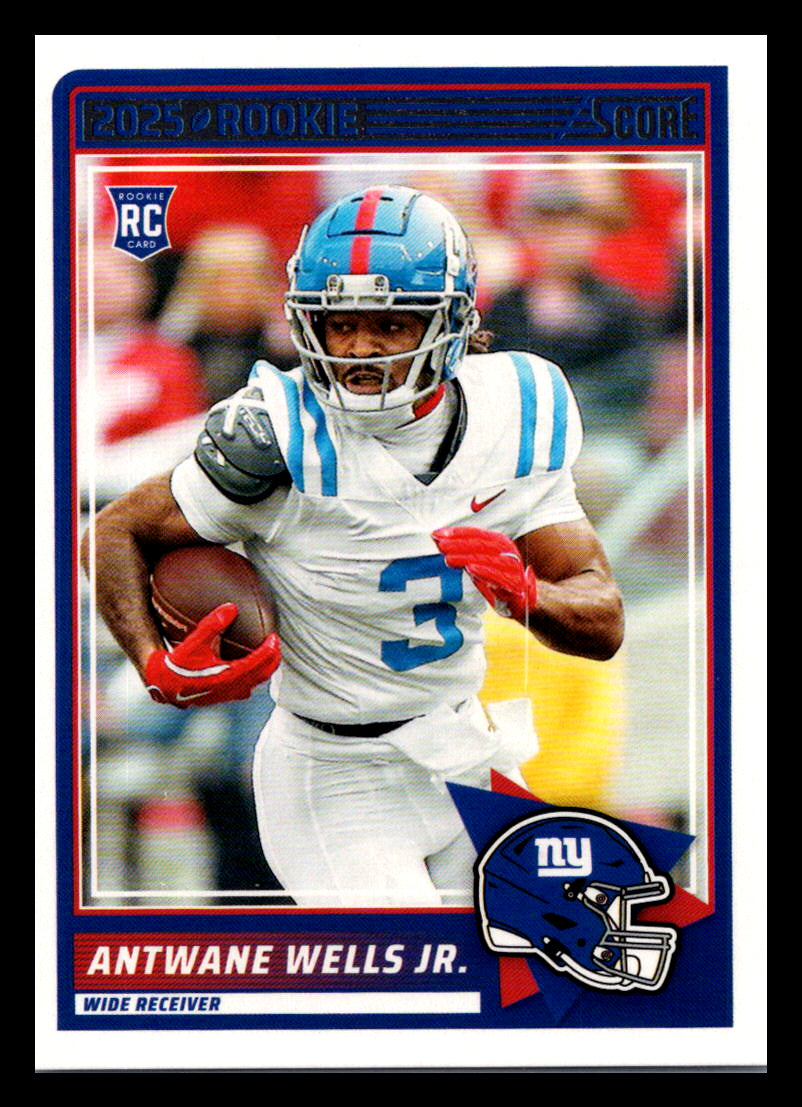2025 Score #67 Antwane Wells Jr. Green New York Giants
