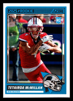 2025 Score #17 Tetairoa McMillan Carolina Panthers