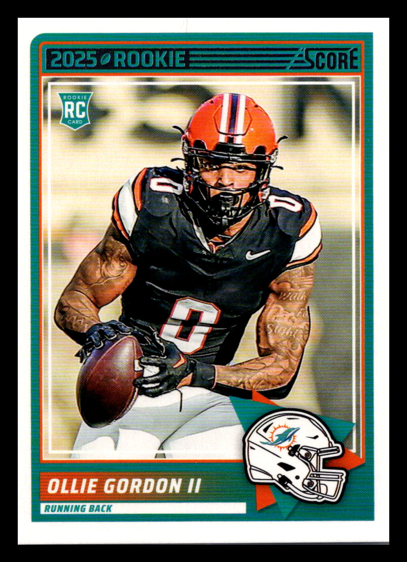 2025 Score #10 Ollie Gordon II Miami Dolphins