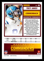 2025 Score #92 Trey Amos Washington Commanders
