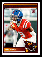 2025 Score #92 Trey Amos Washington Commanders