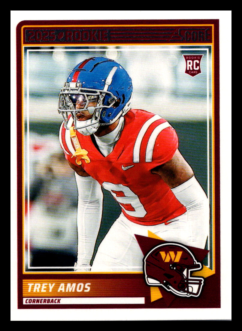 2025 Score #92 Trey Amos Washington Commanders