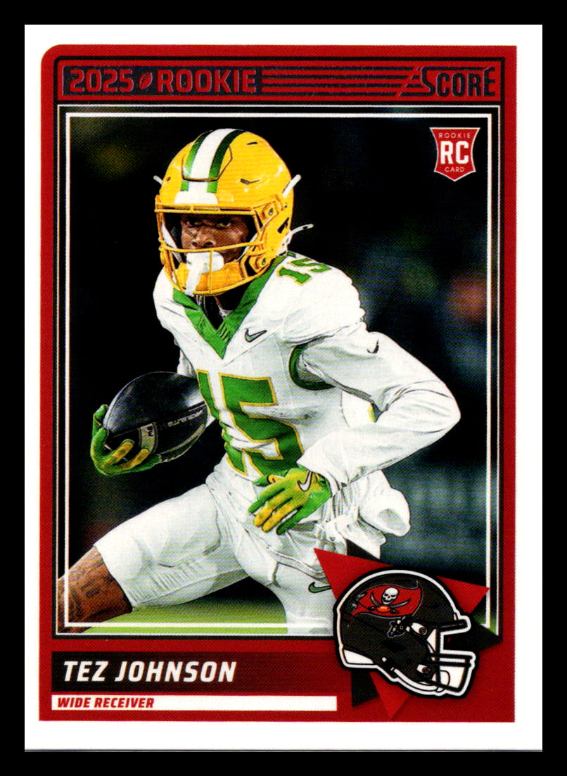 2025 Score #34 Tez Johnson Tampa Bay Buccaneers