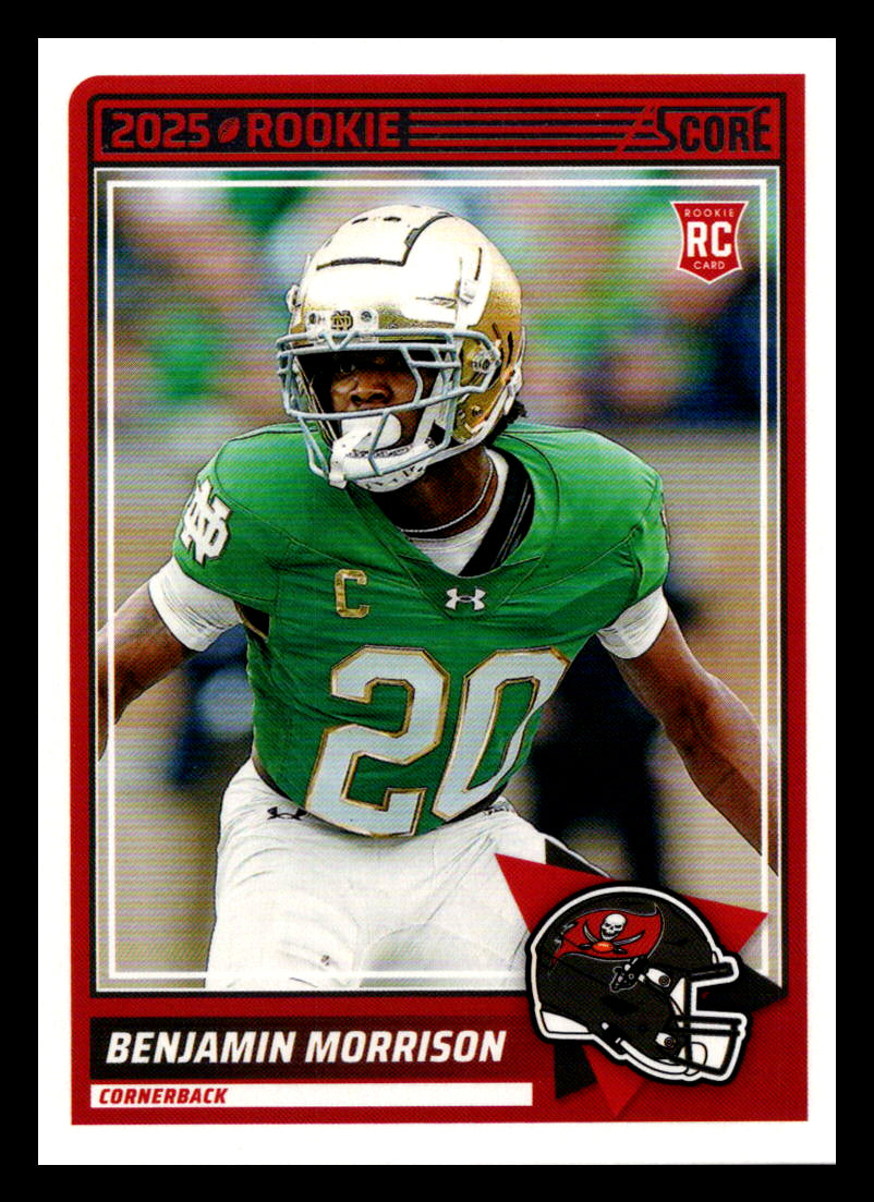2025 Score #93 Benjamin Morrison Tampa Bay Buccaneers