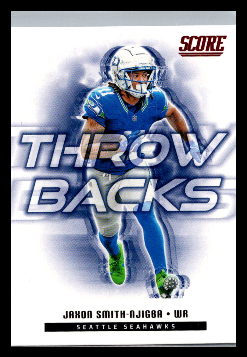 2025 Score #5 Jaxon Smith-Njigba Throwbacks Red Seattle Seahawks