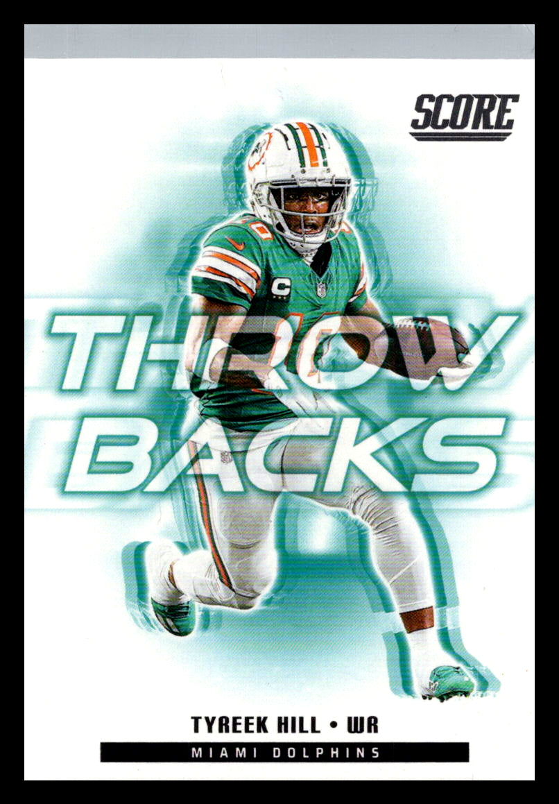 2025 Score #18 Tyreek Hill Throwbacks Miami Dolphins