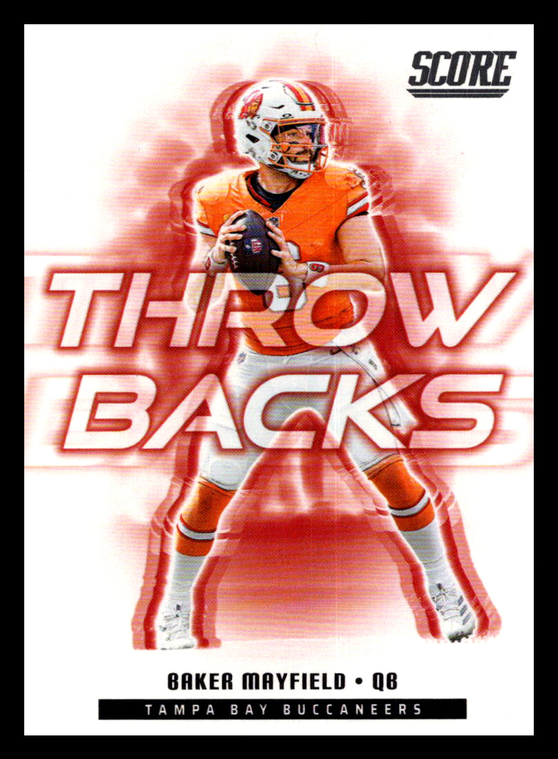 2025 Score #2 Baker Mayfield Throwbacks Tampa Bay Buccaneers