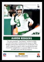 2025 Score #10 Aaron Rodgers Throwbacks New York Jets