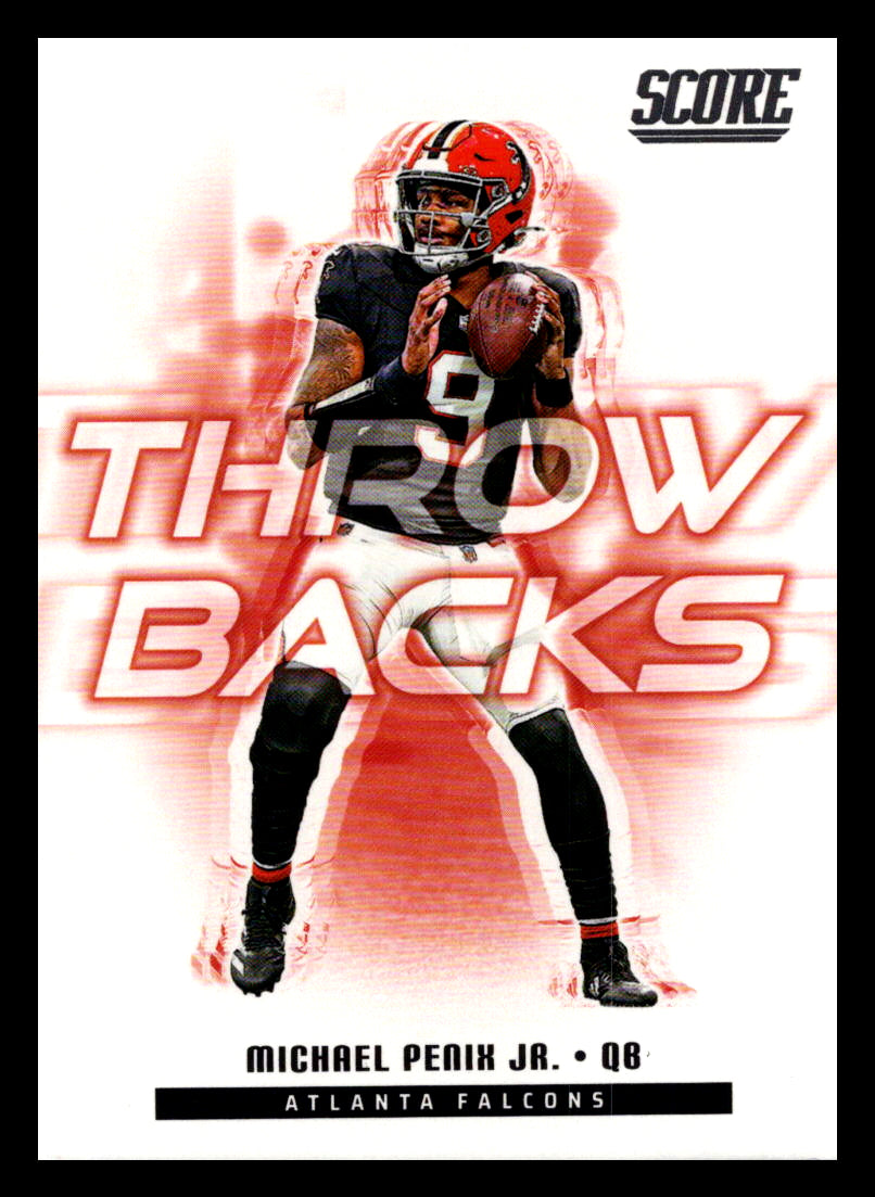2025 Score #13 Michael Penix Jr. Throwbacks Atlanta Falcons