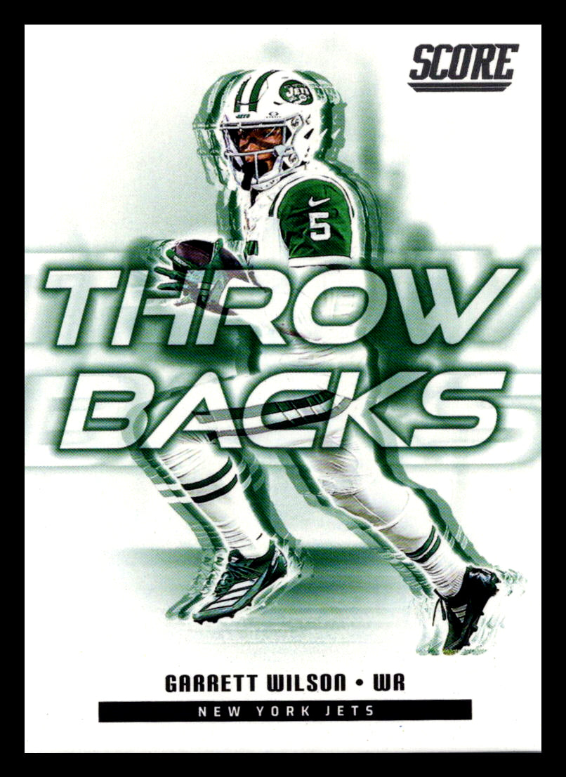 2025 Score #21 Garrett Wilson Throwbacks New York Jets