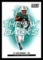 2025 Score #9 De’Von Achane Throwbacks Miami Dolphins