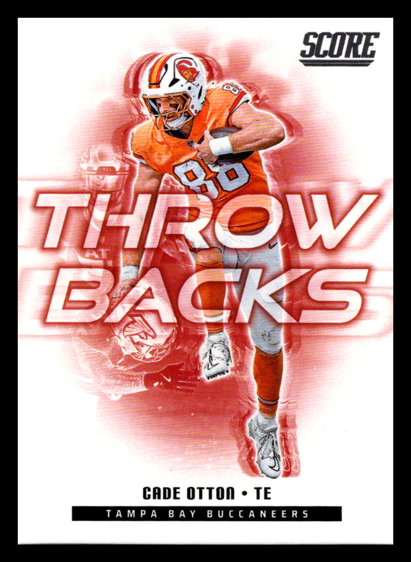 2025 Score #19 Cade Otton Throwbacks Tampa Bay Buccaneers
