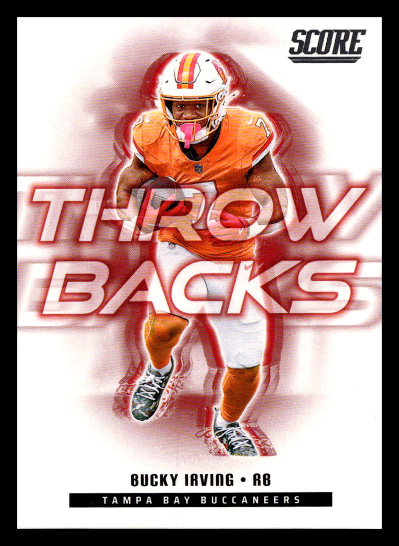 2025 Score #23 Bucky Irving Throwbacks Tampa Bay Buccaneers