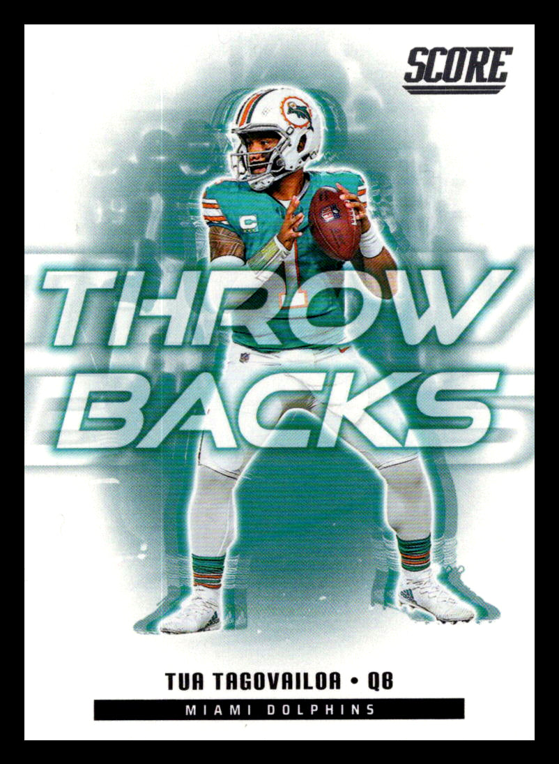 2025 Score #22 Tua Tagovailoa Throwbacks Miami Dolphins