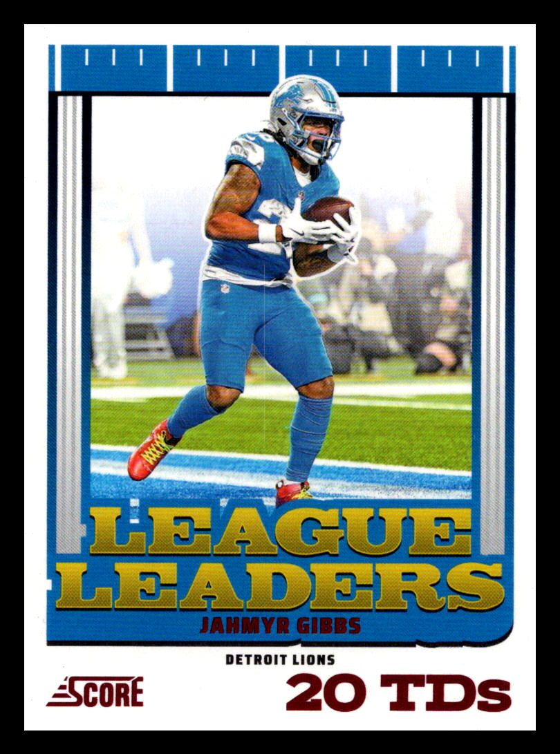 2025 Score #5 Jahmyr Gibbs League Leaders Detroit Lions