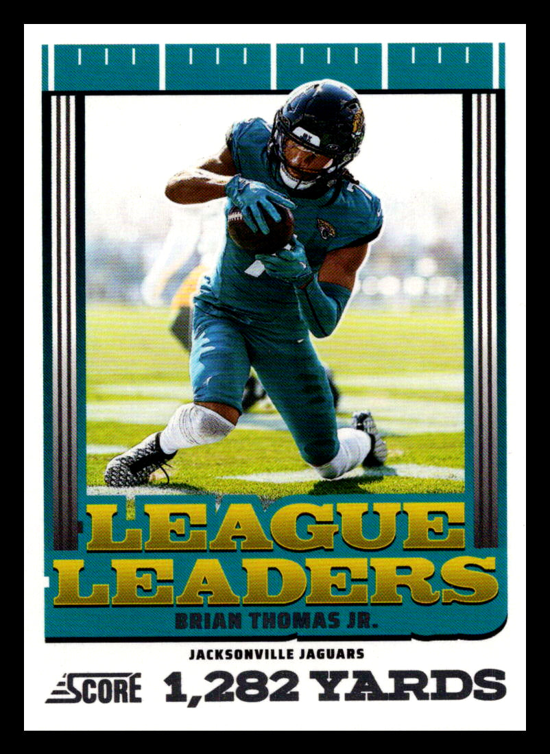 2025 Score #13 Brian Thomas Jr. League Leaders Jacksonville Jaguars
