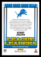 2025 Score #7 Kerby Joseph League Leaders Detroit Lions