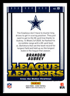 2025 Score #15 Brandon Aubrey League Leaders Dallas Cowboys
