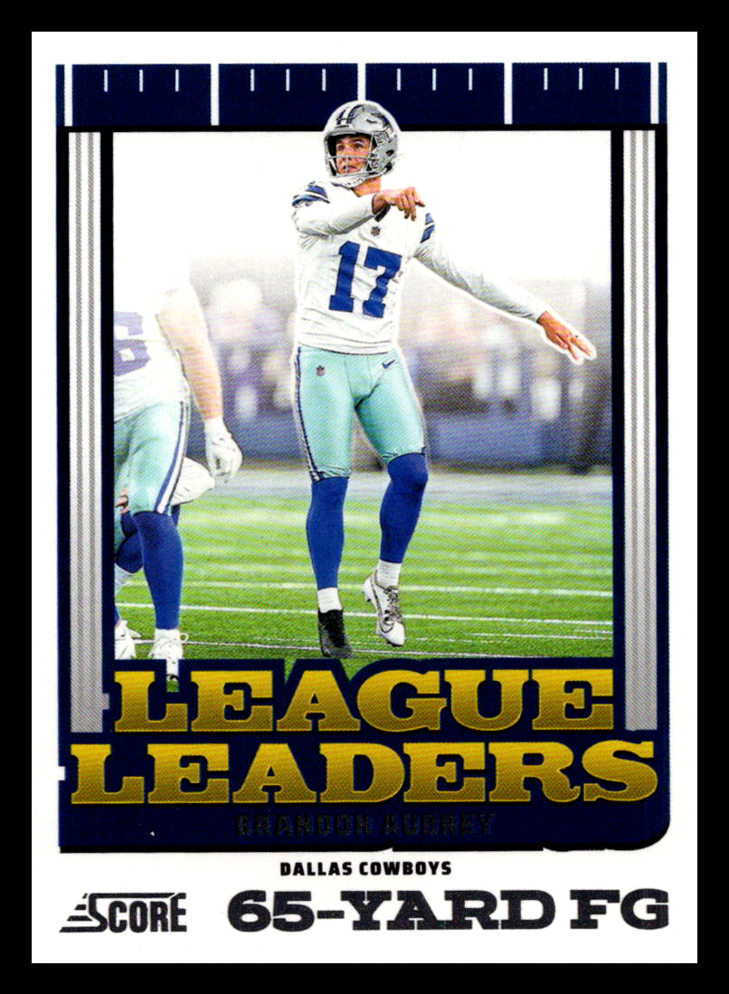 2025 Score #15 Brandon Aubrey League Leaders Dallas Cowboys
