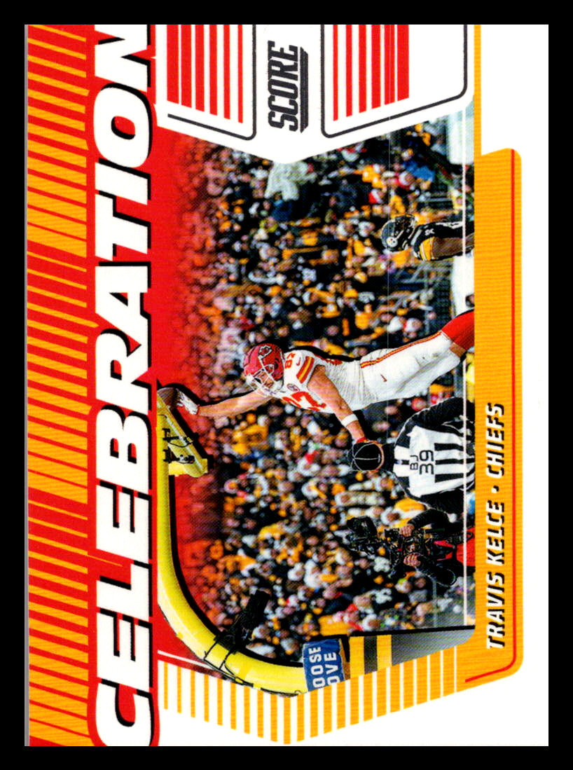 2025 Score #C-TKE Travis Kelce Celebration Kansas City Chiefs