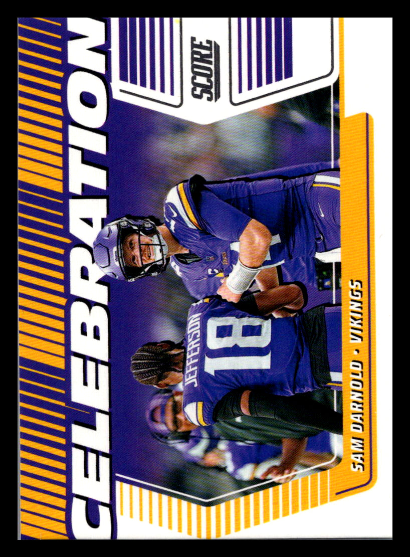 2025 Score #C-SDA Sam Darnold Celebration Minnesota Vikings