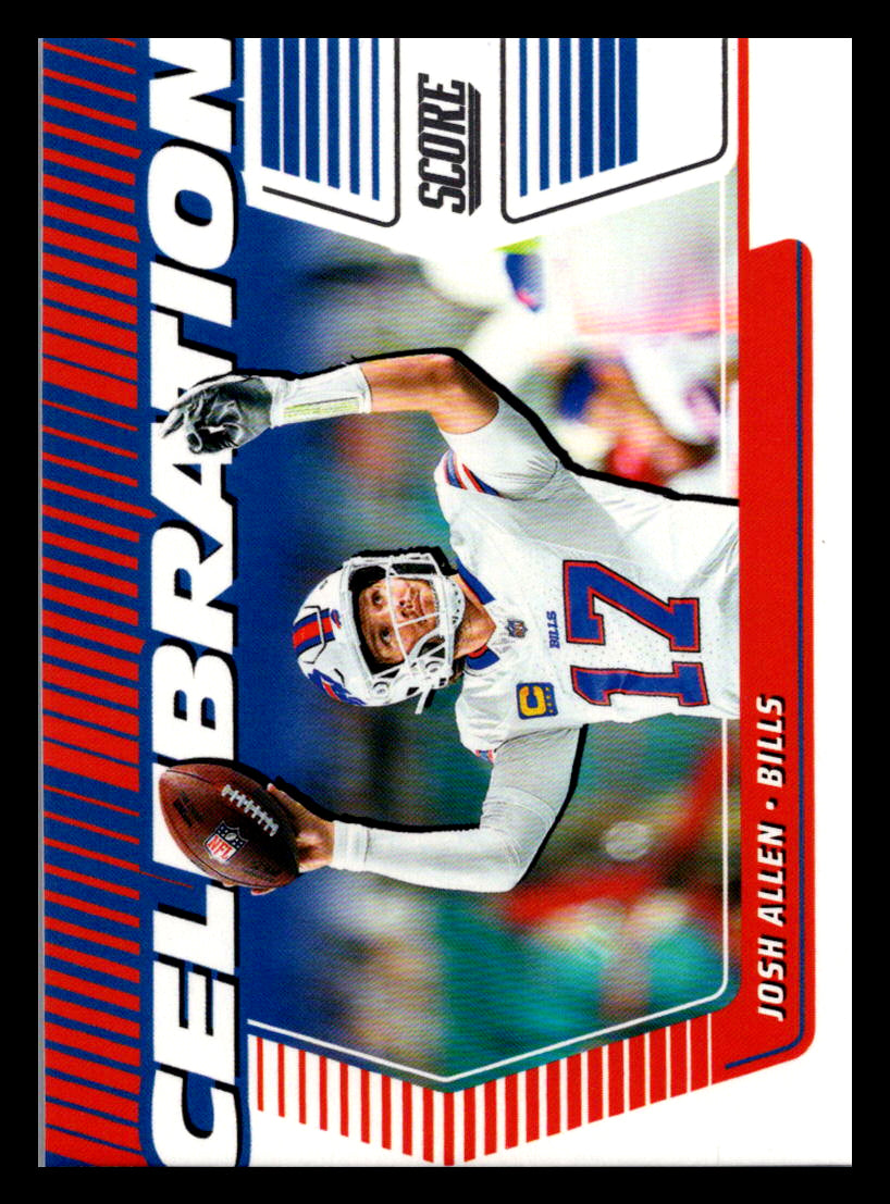 2025 Score #C-JAL Josh Allen Celebration Buffalo Bills