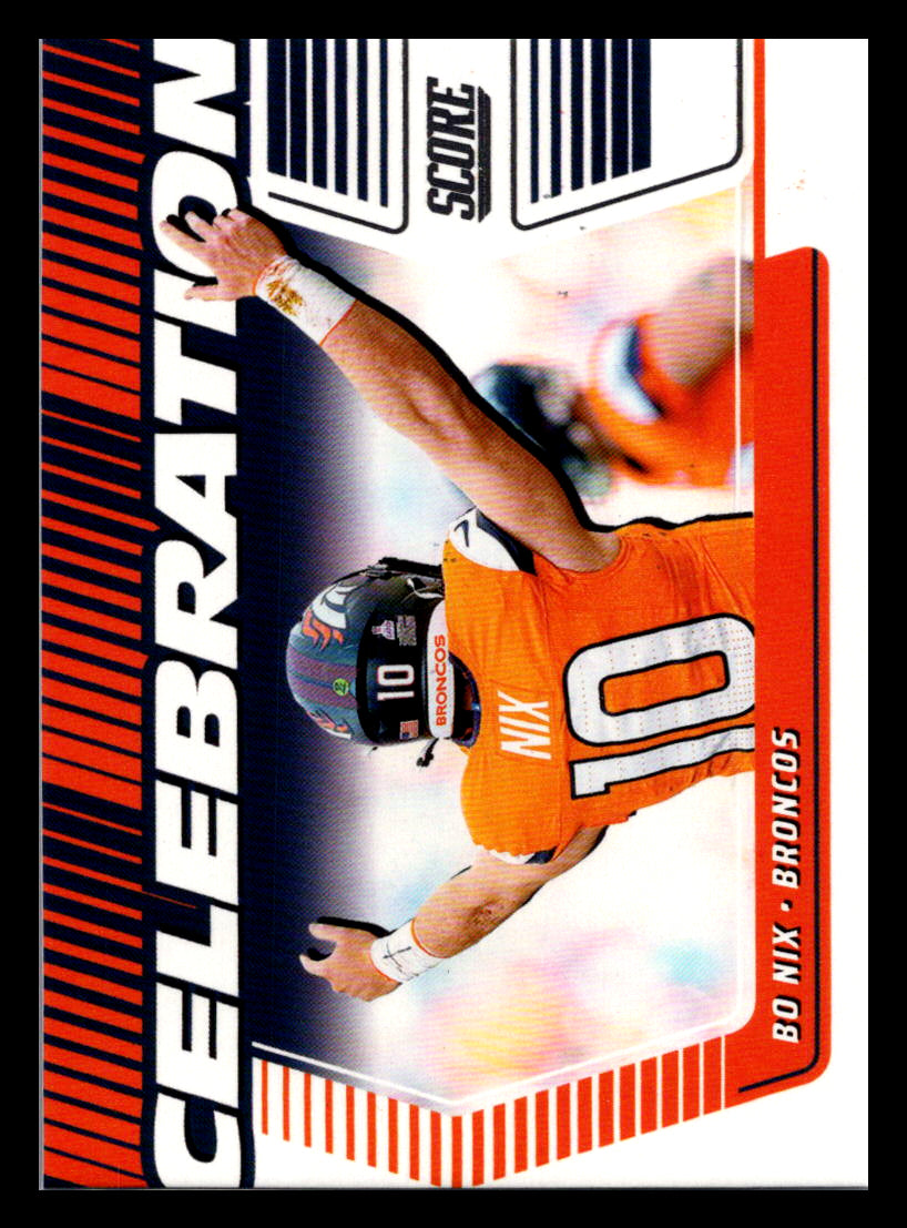 2025 Score #C-BNI Bo Nix Celebration Denver Broncos