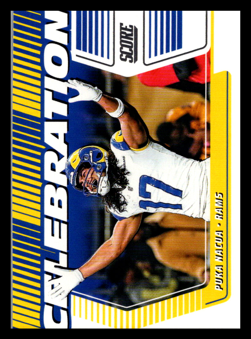 2025 Score #C-PNA Puka Nacua Celebration Los Angeles Rams