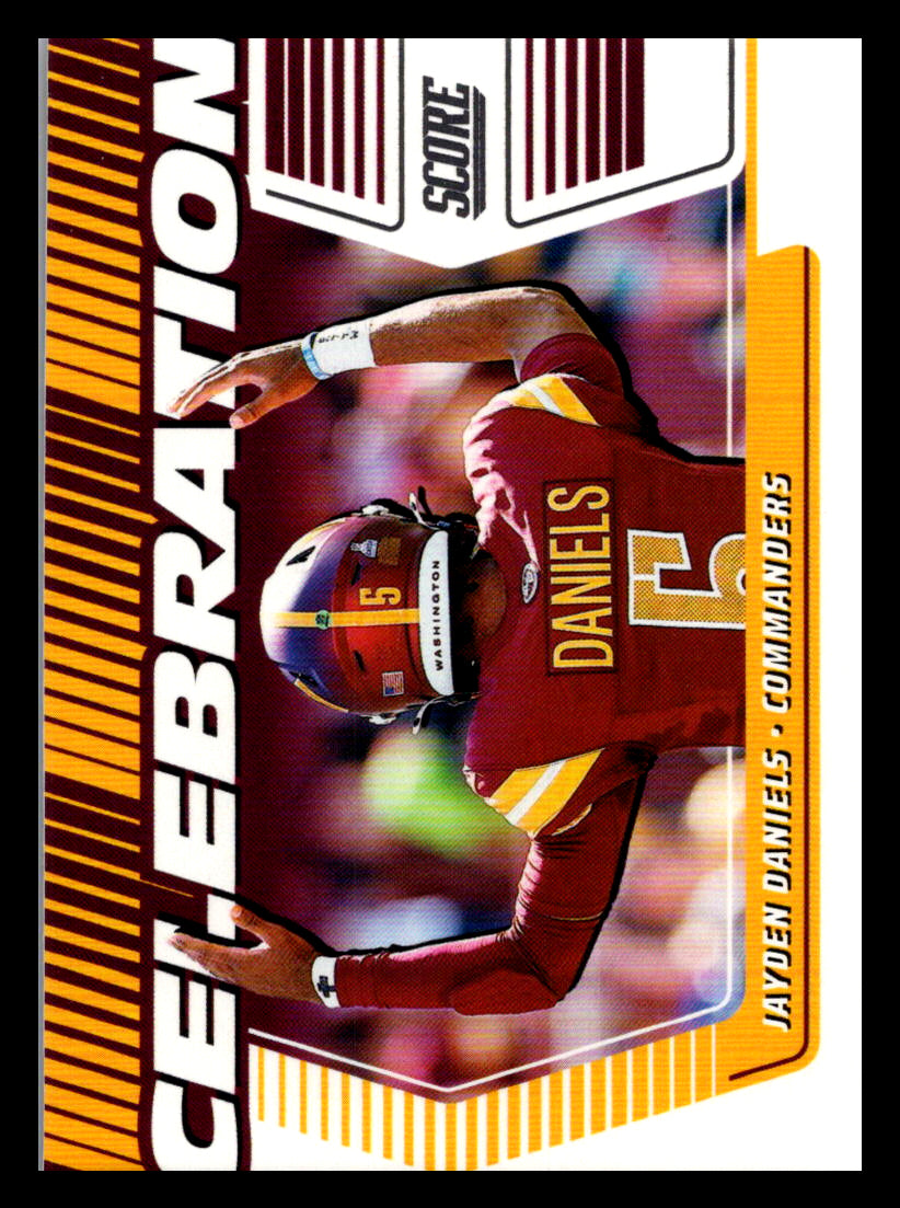 2025 Score #C-JDA Jayden Daniels Celebration Washington Commanders
