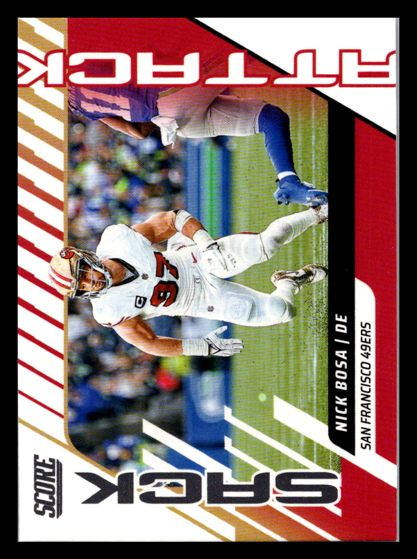 2025 Score #12 Nick Bosa Sack Attack San Francisco 49ers