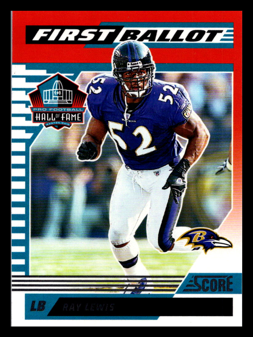 2025 Score #9 Ray Lewis First Ballot Baltimore Ravens