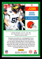 2025 Score #10 Mason Graham Anniversary Rookies Cleveland Browns