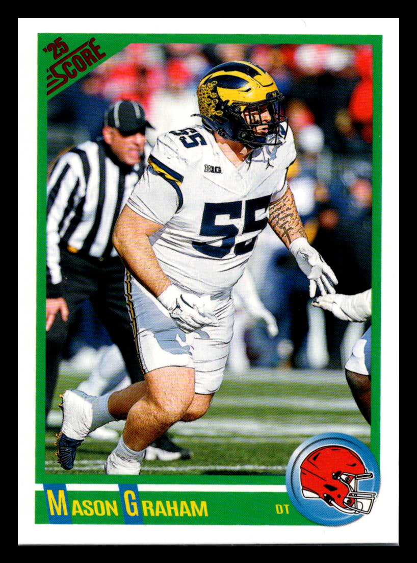 2025 Score #10 Mason Graham Anniversary Rookies Cleveland Browns