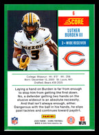 2025 Score #6 Luther Burden III Anniversary Rookies Chicago Bears