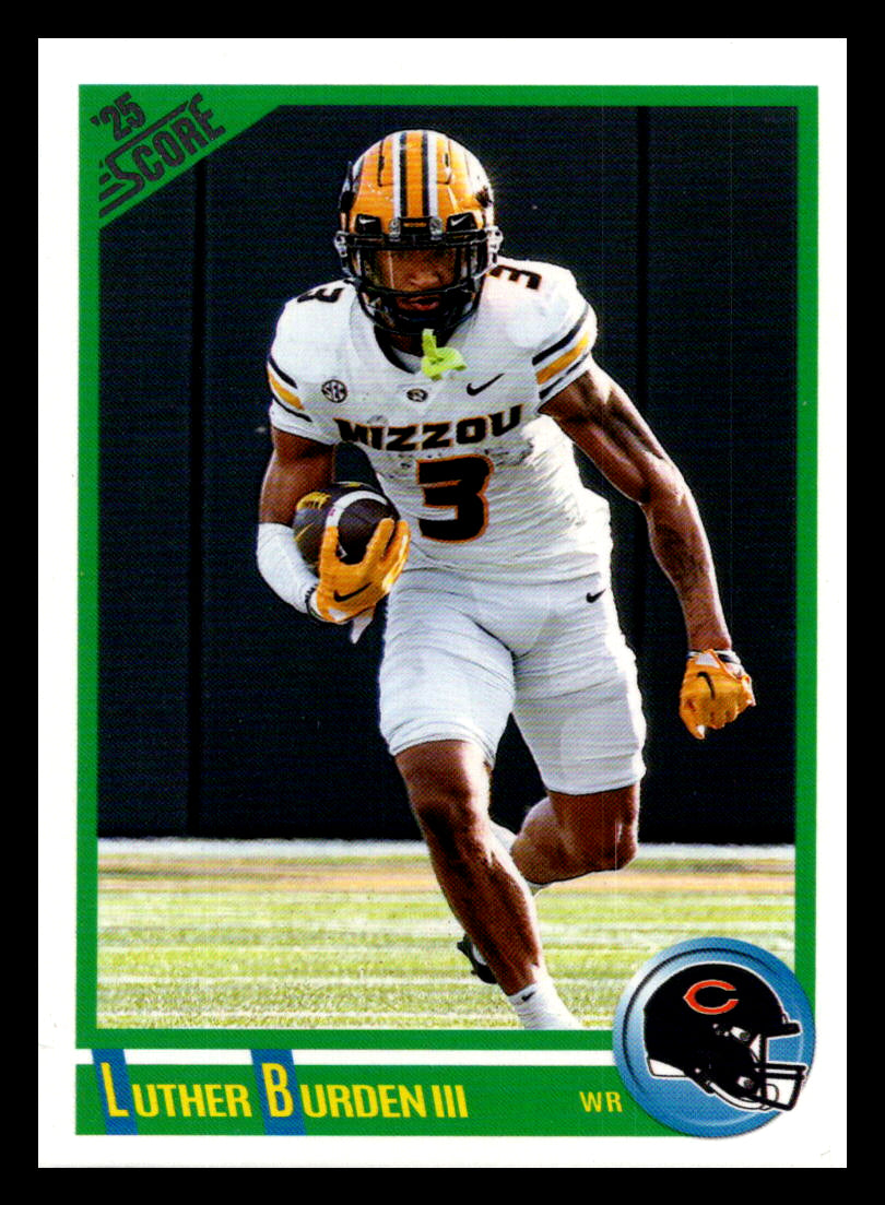 2025 Score #6 Luther Burden III Anniversary Rookies Chicago Bears