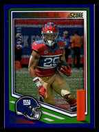 2025 Score #116 Tyrone Tracy Jr. Dots Blue #/399 New York Giants
