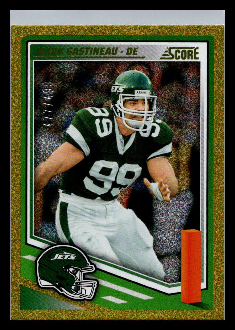 2025 Score #125 Mark Gastineau Dots Gold #/499 New York Jets