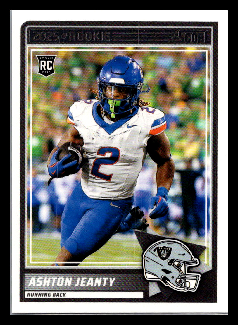 2025 Score #14 Ashton Jeanty Las Vegas Raiders