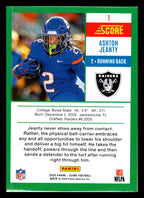 2025 Score #1 Ashton Jeanty Anniversary Rookies Las Vegas Raiders